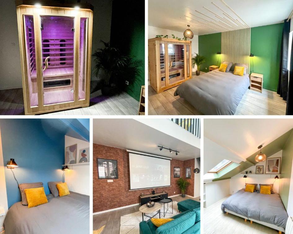 Superbe Appartement-Sauna-Cinema-Parking-Gare Amiens Exterior foto