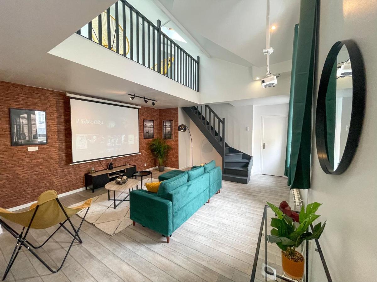 Superbe Appartement-Sauna-Cinema-Parking-Gare Amiens Exterior foto