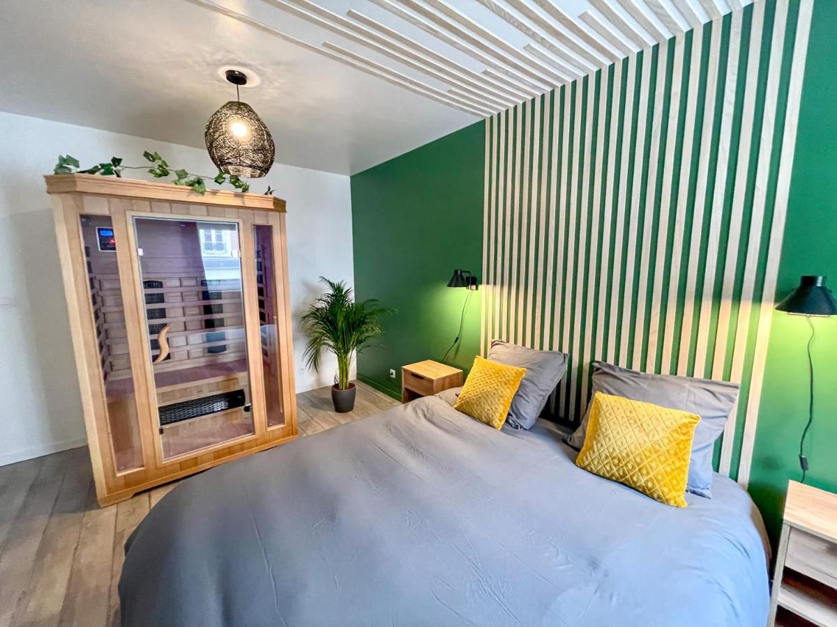 Superbe Appartement-Sauna-Cinema-Parking-Gare Amiens Exterior foto