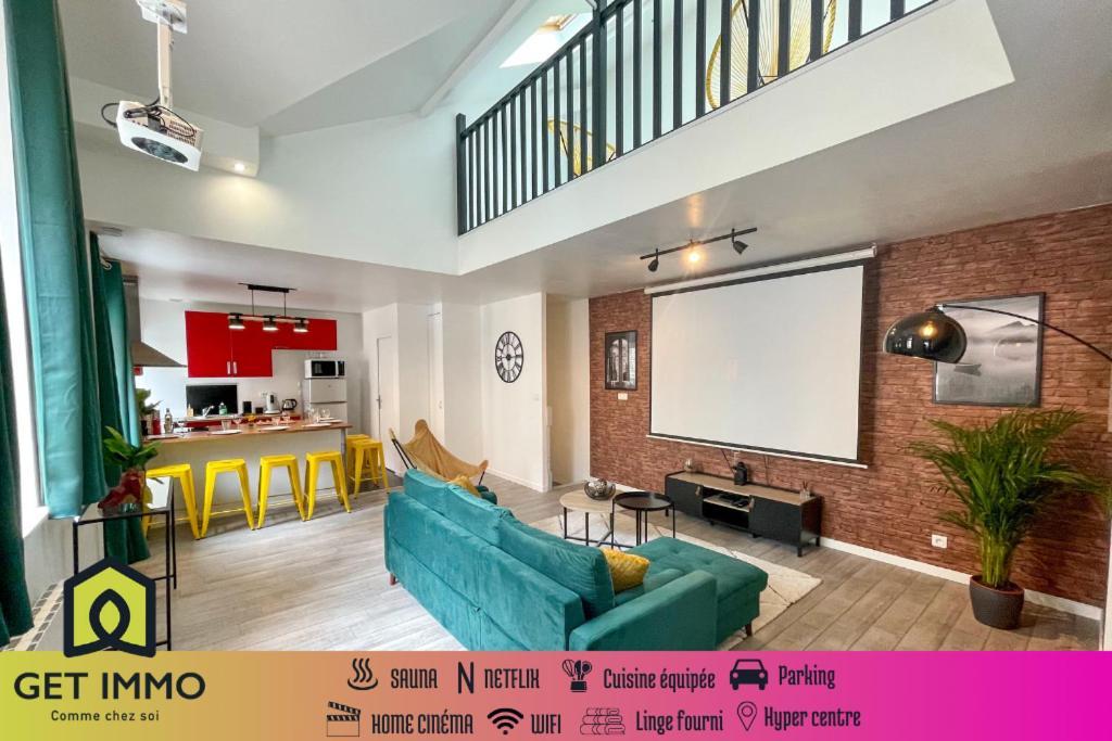 Superbe Appartement-Sauna-Cinema-Parking-Gare Amiens Exterior foto